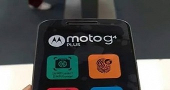 Leaked image of the Moto G4 Plus