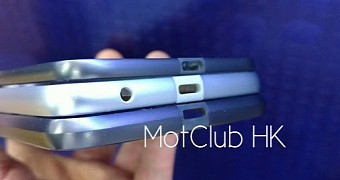 Leaked image of the ports on Moto Z Play