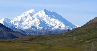 A view of Mount McKinley, now named Denali