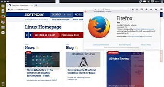 Mozilla Firefox 41.0 in Ubuntu 15.04