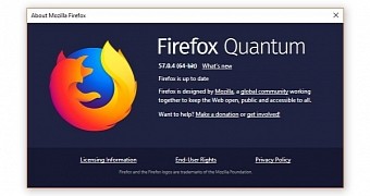 Firefox 57.0.4 in Windows 10