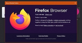 Mozilla Firefox 73.0.1