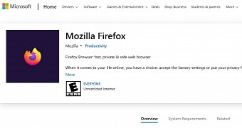 Firefox in the Windows 11 Store