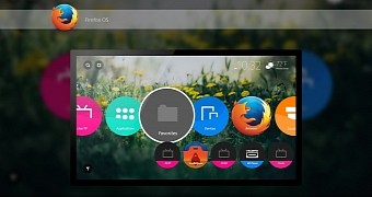 Firefox OS running on a smart TV