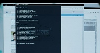 Mr. Robot running Kali Linux