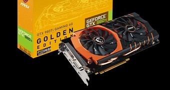 MSI Launches the Limited Edition "Golden" GeForce GTX 980Ti