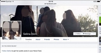 Hacked Facebook account of Selina Akim