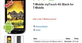 myTouch 4G Now Cheaper at Online Retailers