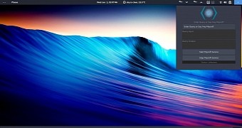 Mycroft AI running on a GNOME desktop