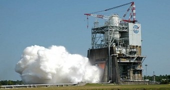 NASA tests rocket engine for journey to Mars, further into space