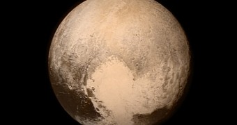 NASA Releases View of Flowing Nitrogen Ice Glaciers on Pluto