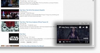 YouTube Picture in Picture extension for Google Chrome