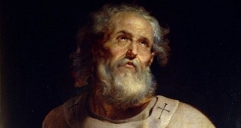 St. Peter is celebrated as the first pope