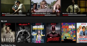 Netflix for iOS on iPad