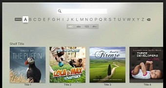 Apple TV's search interface