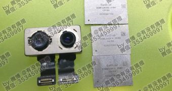Leak claiming to show the dual camera module and storage options