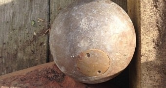 A photo of the cannonball