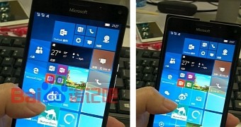 The display of the upcoming Lumia 950 XL