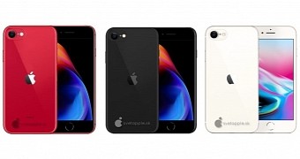 Alleged iPhone 9 colors