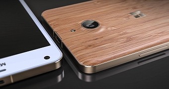 New Lumia 850 Renders Show Windows 10 Mobile, Wood, and Leather Get Along Nicely