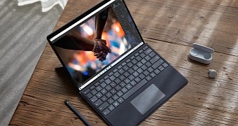 The current Surface Pro X model