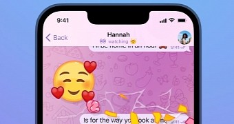Interactive emoji in Telegram