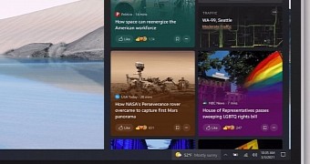 The new UI for the news and interests experience