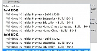 New Windows 10 ISOs available for insiders