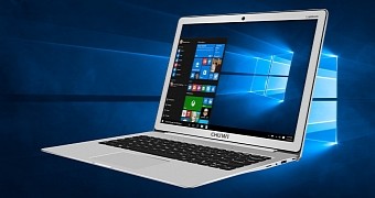 Chuwi LapBook 12.3 running Windows 10