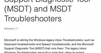 Next Windows 11 Update to Kill Off Legacy Troubleshooters