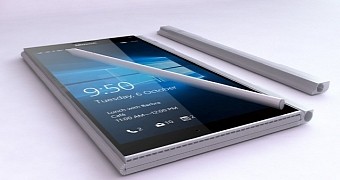 Surface Phone concept with a pen