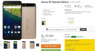 Nexus 6P Special Edition Not Exclusive to Japan Anymore, Coming Soon to India