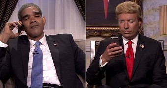 Obama Helps Donald Trump Prep for Presidential Debate in Jimmy Fallon Skit - Video