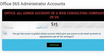 Office 365 Administrator Accounts Go on Sale on Dark Web Portal
