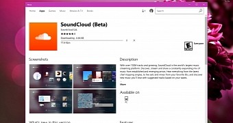 SoundCloud for Windows 10