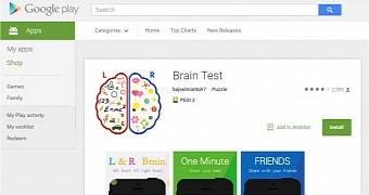 Infected Brain Test Android app