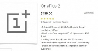 OnePlus 2 placeholder at Oppomart
