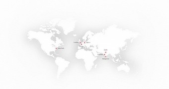 The location of pop-up events for the sale of OnePlus 3 smartphones