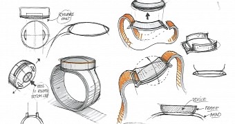 OnePlus sketches for the OneWatch smartwatch