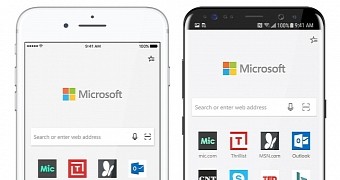 Microsoft Edge on iOS and Android