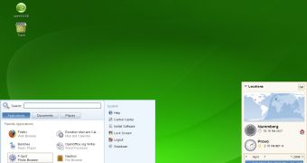 openSUSE 11.0 Beta GNOME 2.22.1 desktop