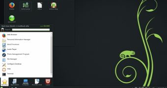 openSUSE KDE desktop