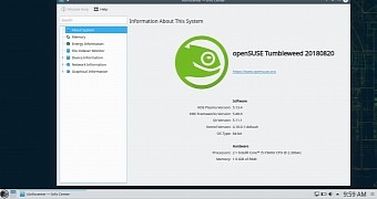 openSUSE Tumbleweed is now powered by Linux kernel 4.18