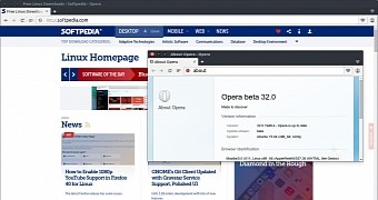 Opera 32 Beta in Ubuntu 15.04
