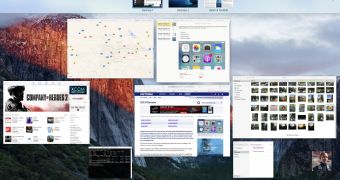 The OS X El Capitan desktop