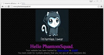 Phantom Squad website defaced by SkidNP
