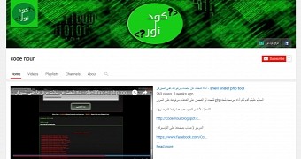 The "hacker's" YouTube channel