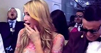 Paris Hilton traveled to Dubai, took part in a TV prank with a crashing plane