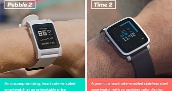 Pebble 2 and Pebble Time 2 Smartwatches Are Coming with Heart Rate Sensors