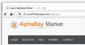 The real AlphaBay website
